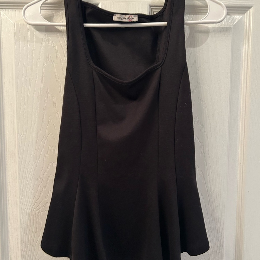 Black Sleeveless Top